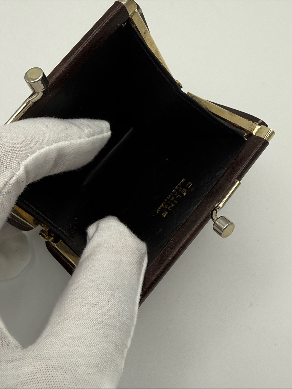 Celine Horse Carriage Kisslock Coin Pouch - Picture 9 of 11